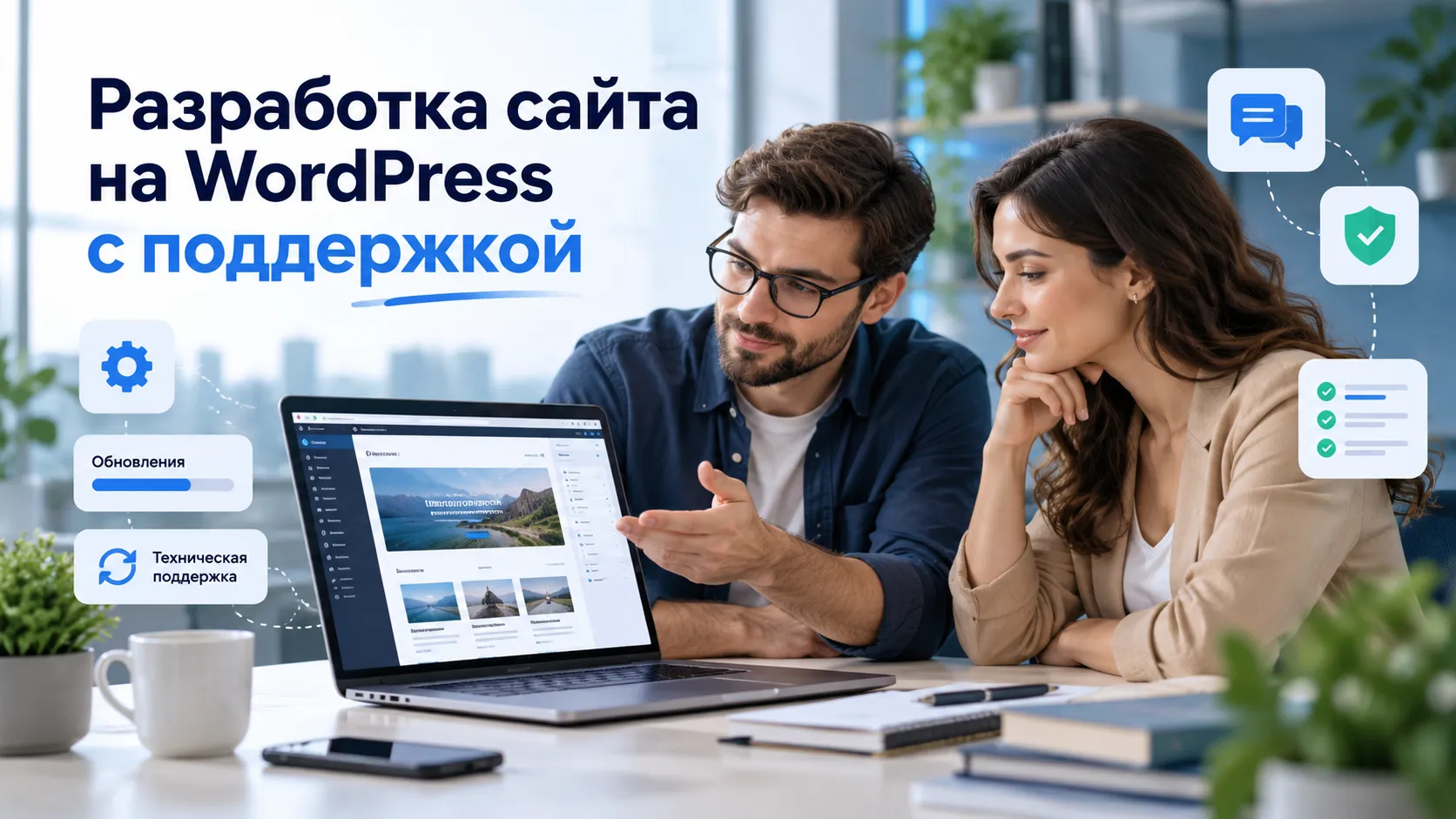 Где заказать профессиональную разработку сайта на WordPress с поддержкой?